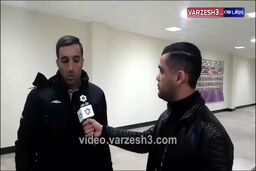 صحبتهای بازیکنان سایپا پس‌از پیروزی مقابل نساجی