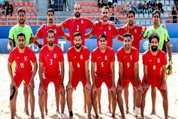 پیروزی فوتبال ساحلی ایران مقابل امارات