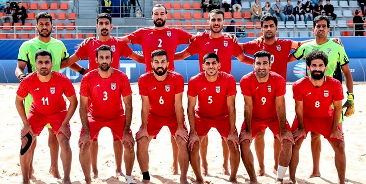 پیروزی فوتبال ساحلی ایران مقابل امارات