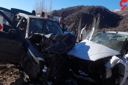 وحشتناک ترین تصادف عید در آزادراه کرج ! / اتوبوس با 36 مسافر 6 ماشین را درهم کوبید !
