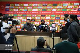  تصاویری از نشست‌ خبری گل‌محمدی و مجیدی 