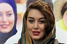 ژست سحر قریشی  در گاوداری