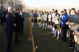 حضور سجادی در تمرین تیم ملی 