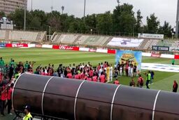 فیلم تونل افتخار بازیکنان هوادار برای پرسپولیس قهرمان