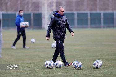 تمرینات تیم ملی فوتبال