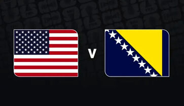 خلاصه بازی آمریکا 2 - 0 بوسنی
