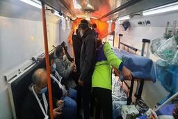 فیلم:برخورد قطارهای مترو تهران کرج در چیتگر
