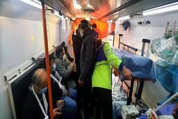 فیلم:برخورد قطارهای مترو تهران کرج در چیتگر