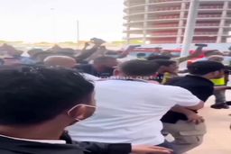 هجوم مردم برای دیدن لئو مسی در قطر