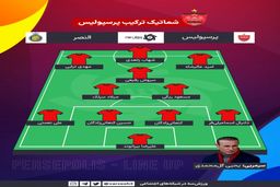 اسامی ترکیب پرسپولیس مقابل النصر