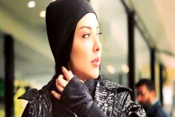 عکس نیم چهره خاص از لیلا اوتادی