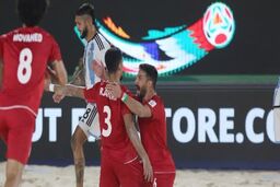 فوتبال ساحلی ایران بعد از اسپانیا،آؤژانتین را هم در هم کوبید