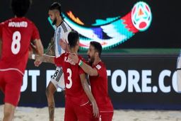 فوتبال ساحلی ایران بعد از اسپانیا،آؤژانتین را هم در هم کوبید