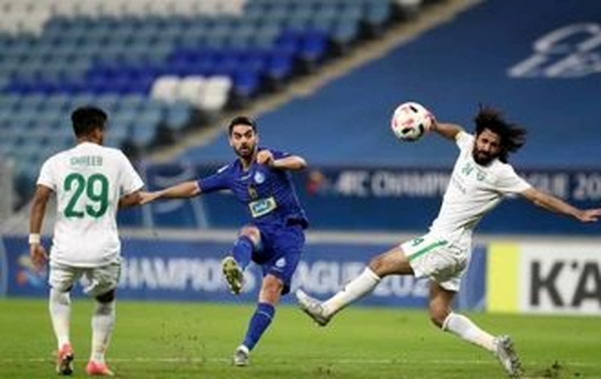 واکنش بازیکن الاهلی عربستان به تساوی مقابل استقلال
