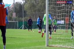 تمرین امروز زنیت با حضور سردار آزمون