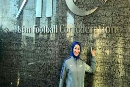 آرزوی تنها بانوی مدرس فوتبال ایرانی در آسیا + عکس
