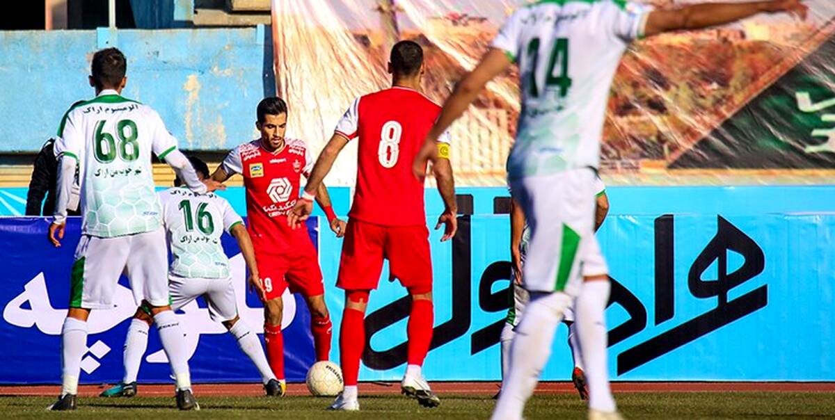 شگفتی در اراک؛اولین باخت پرسپولیس بی دفاع