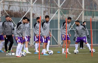 تمرینات تیم ملی فوتبال