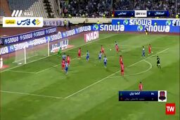 فیلم گل سوم استقلال به نساجی توسط محبی