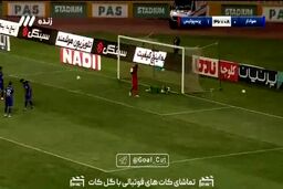 فیلم| گل دوم و دیدنی پرسپولیس به هوادار؛صادقی